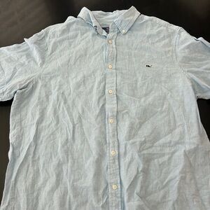 Vineyard Vines Blue Casual Button Down Shirt